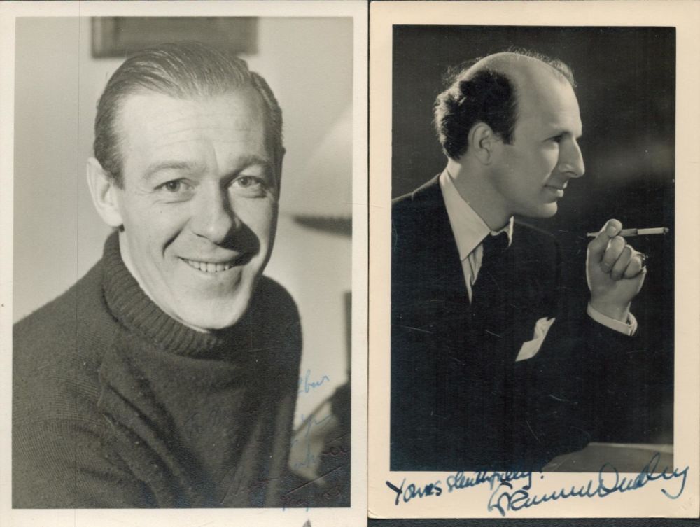 Lot 54: Authors and Playwrights, two signed photos: Ernest Dudley...