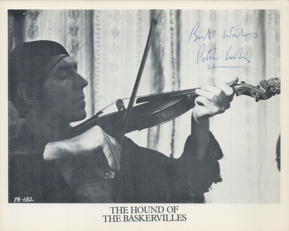 Lot 58: Peter Cook, a signed 10x8 The Hound of...