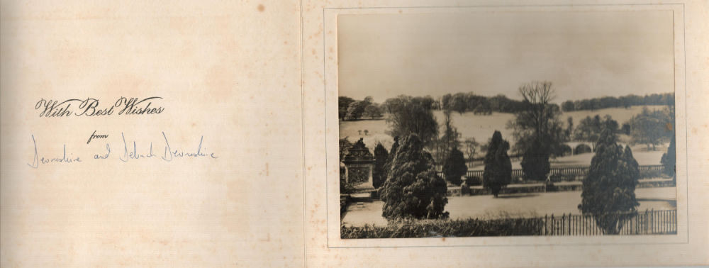 Lot 92: Deborah, Dowager Duchess of Devonshire Signed Christmas Card...