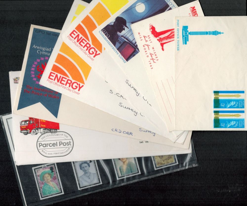 Lot 180: Stamps. Collection of Seven First Day Covers, all...