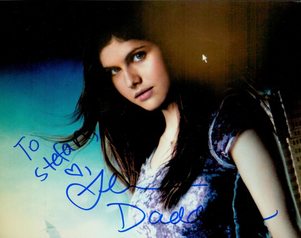 Lot 202: Alexandra Daddavio signed 10x8inch colour photo. Dedicated. Good...