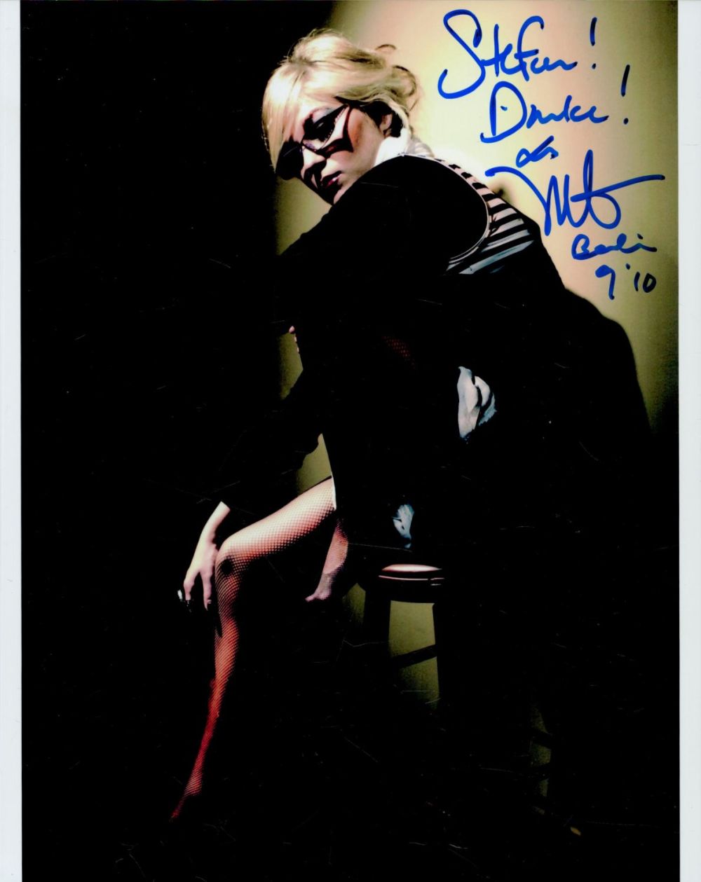 Lot 204: Melody Gandof signed 10x8inch colour photo. Dedicated. Good...
