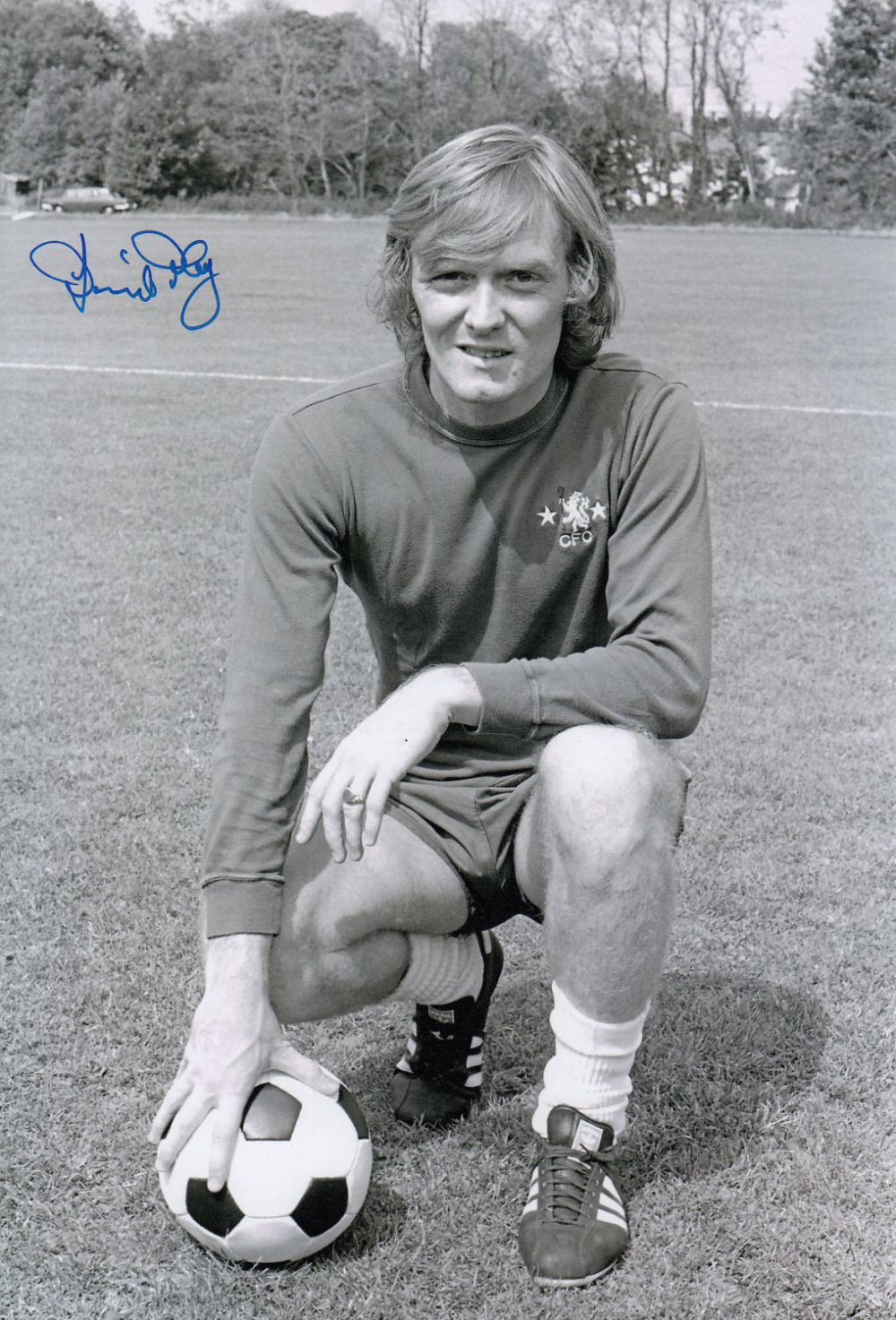 Lot 303: Autographed David Hay 12 X 8 Photo: B/W,...