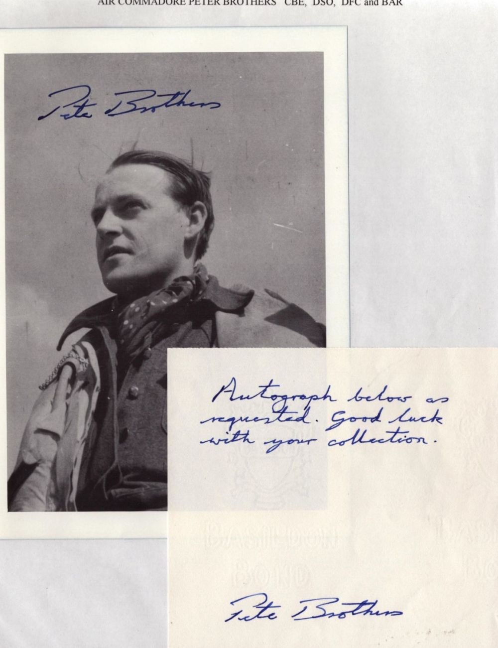 Lot 433: WW2. Air Commodore Peter Brothers CBE DSO DFC...