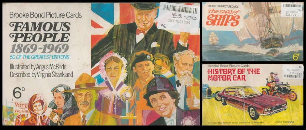 Lot 524: Collections. Collection of 3 Booklets of Brooke Bond...