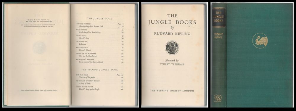 Lot 526: Book. Titled The Jungle Books by Rudyard Kipling....