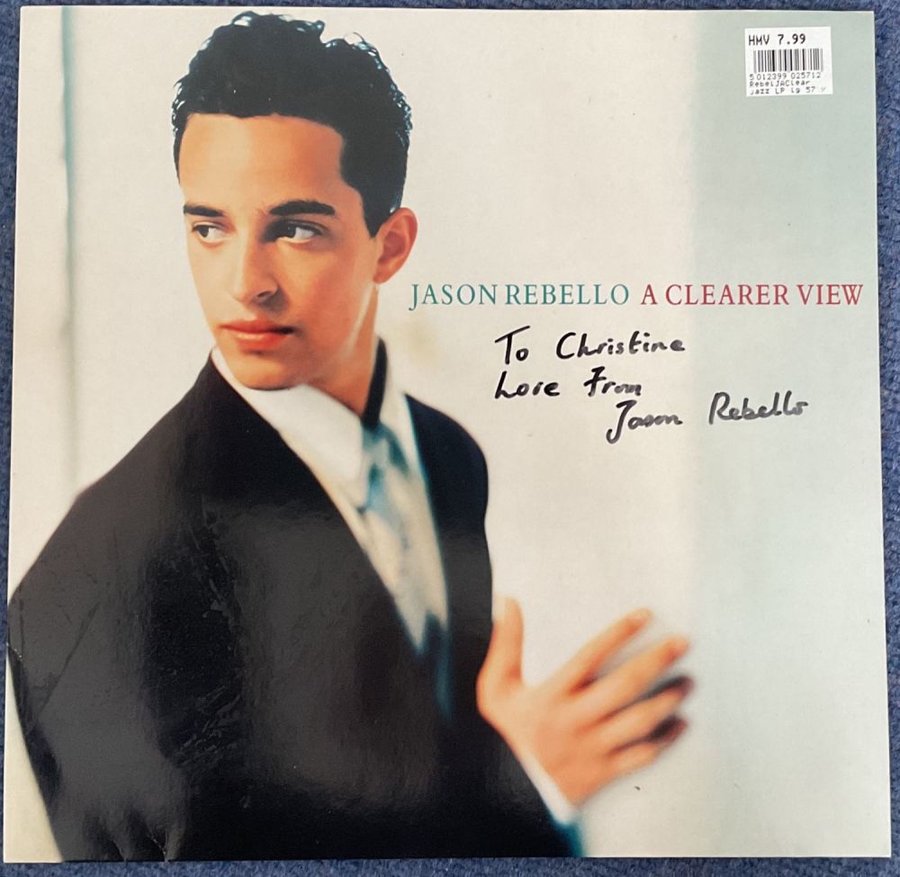 Lot 611: Music. Jason Rebello Signed A Clearer View Vinyl...