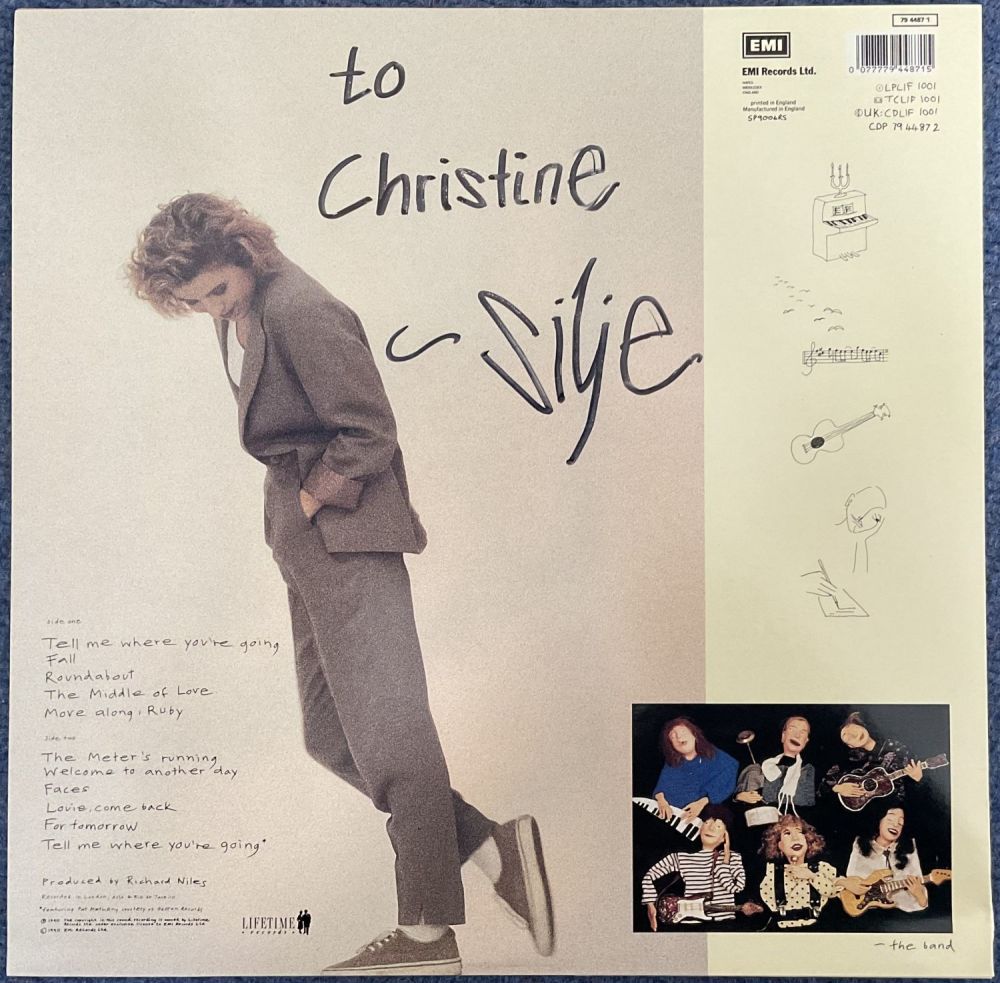 Lot 614: Silje signed Tell Me Where You're Going LP....