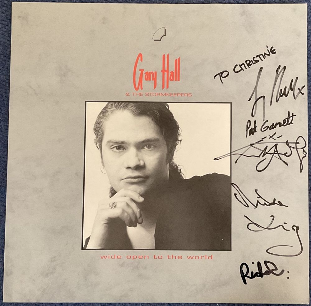 Lot 629: Gary Hall and The Stormkeepers signed and dedicated...