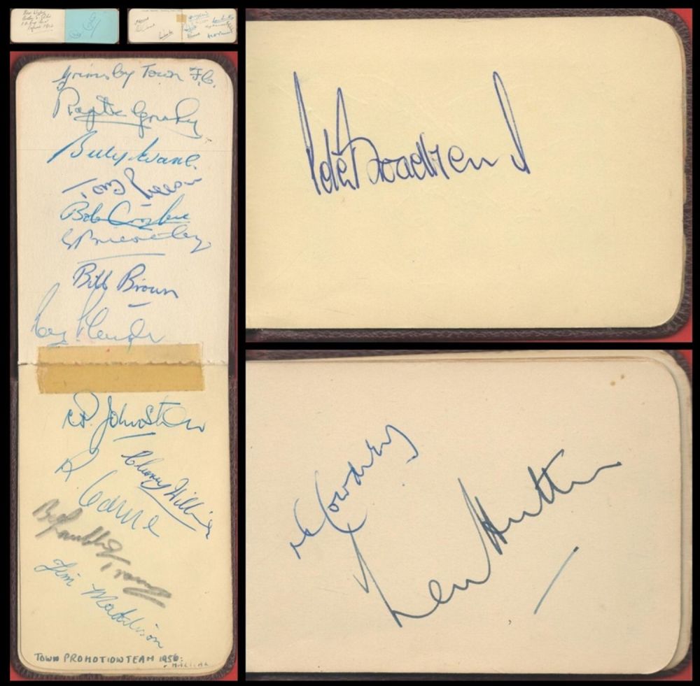 Lot 658: Small Vintage Autograph Book with 20 Plus Great...