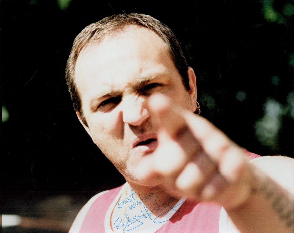 Lot 695: Richy Horsley signed 10x8 colour photograph. Horsley was...