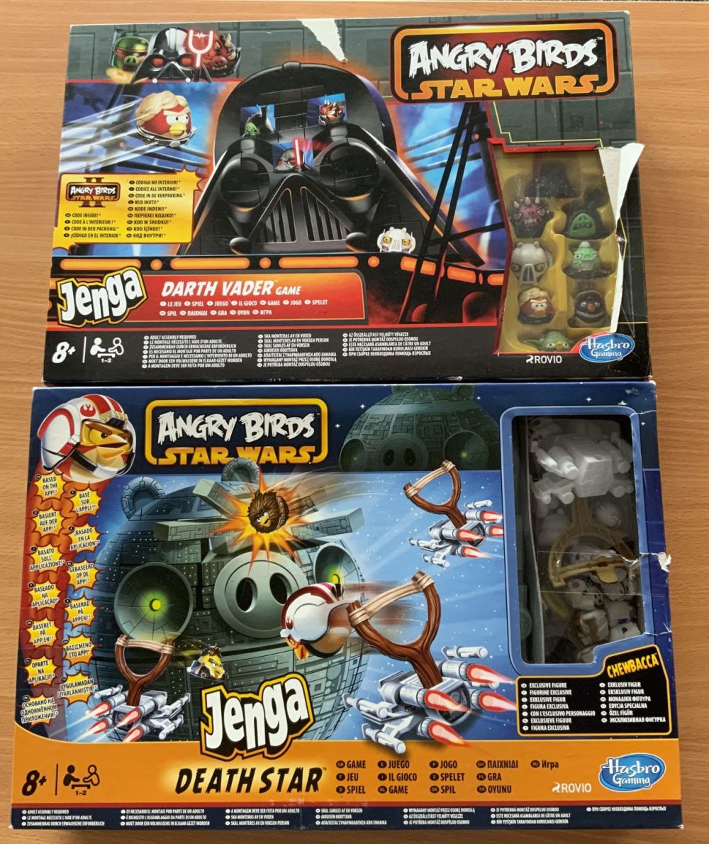 Lot 58: Angry Birds Jenga Games Set Angry Birds Star...