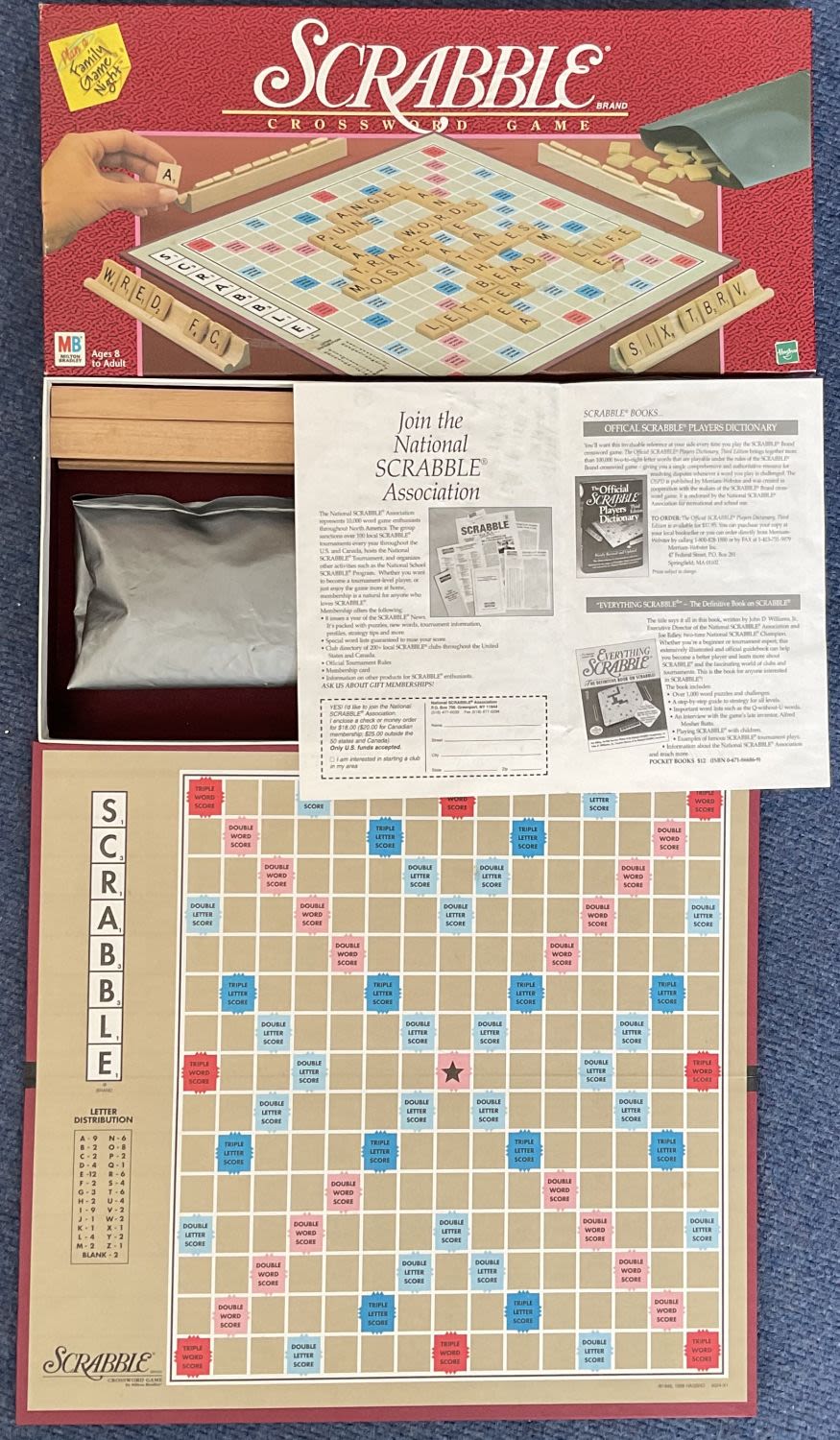 Lot 85: Scrabble Crossword Game 1998 by M.B. Games Appears...