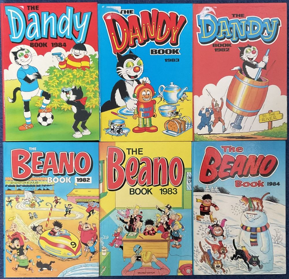 Lot 115: 3 x Beano Annuals & 3 x Dandy...