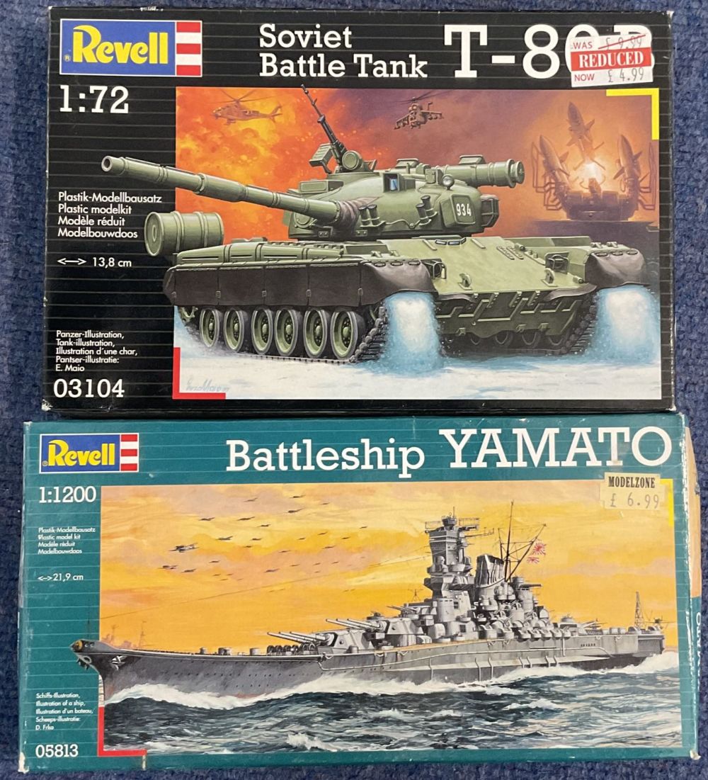 Lot 134: Battleship Yamoto & Soviet Battle Tank T 80B...