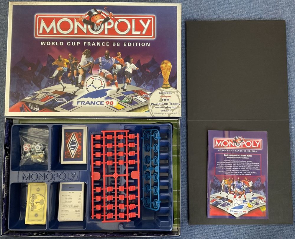 Lot 165: Monopoly World Cup France 98 Edition by Hasbro...