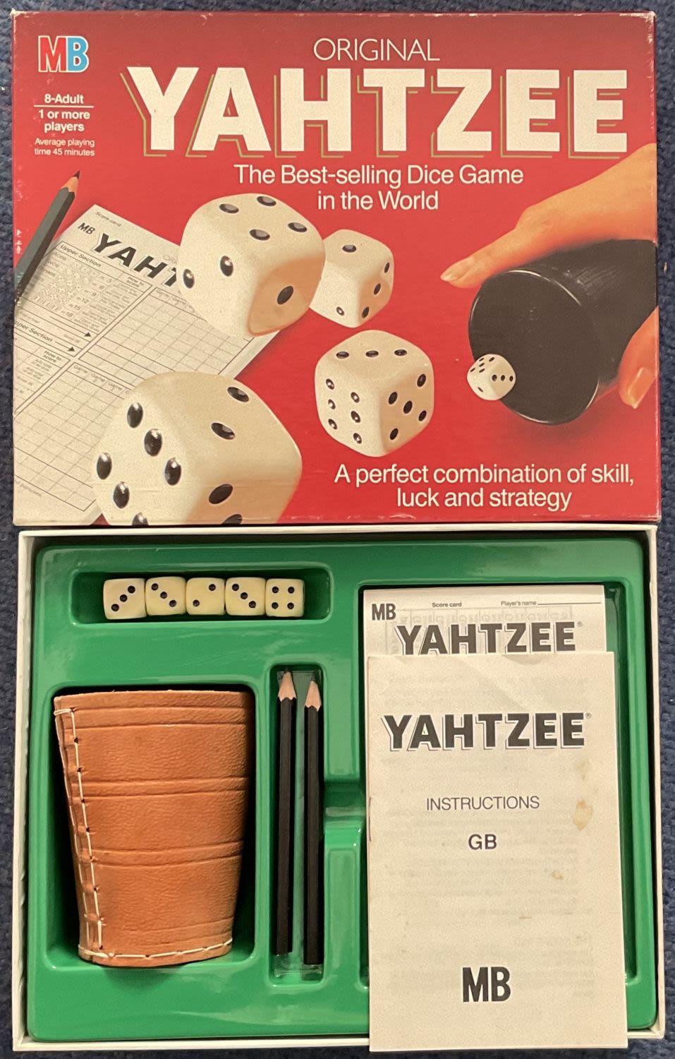 Lot 182: Yahtzee by MB Milton Bradley Ltd 1982, for...