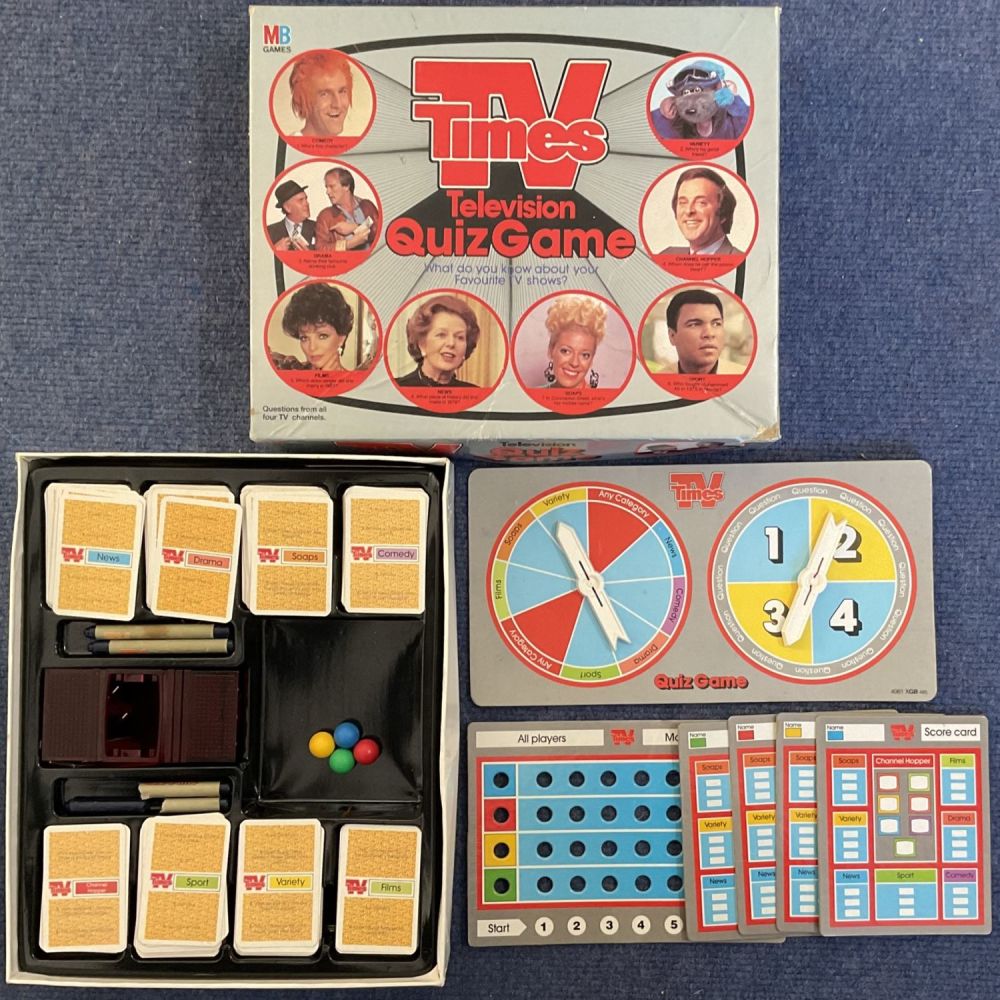Lot 199: TV Times Television Quiz Game by MB Games...