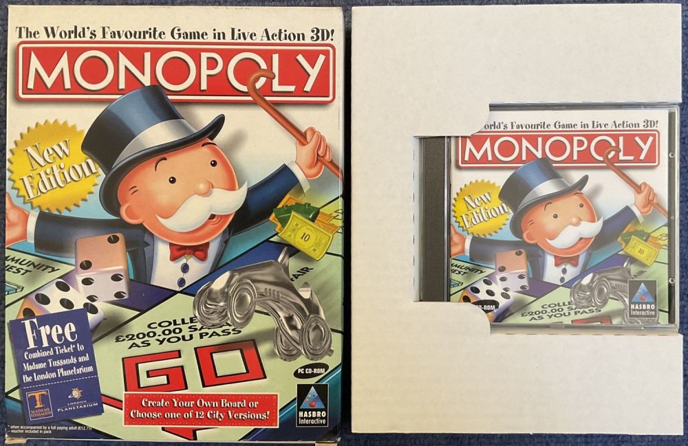 Lot 201: Monopoly Live Action 3D New Edition by Hasbro...