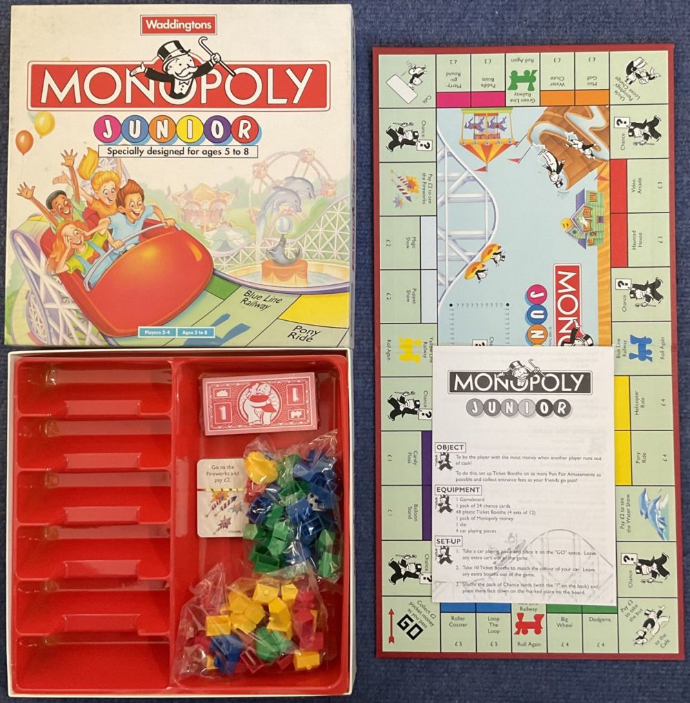 Lot 202: Junior Monopoly by Tonka 1996, for 2 to...