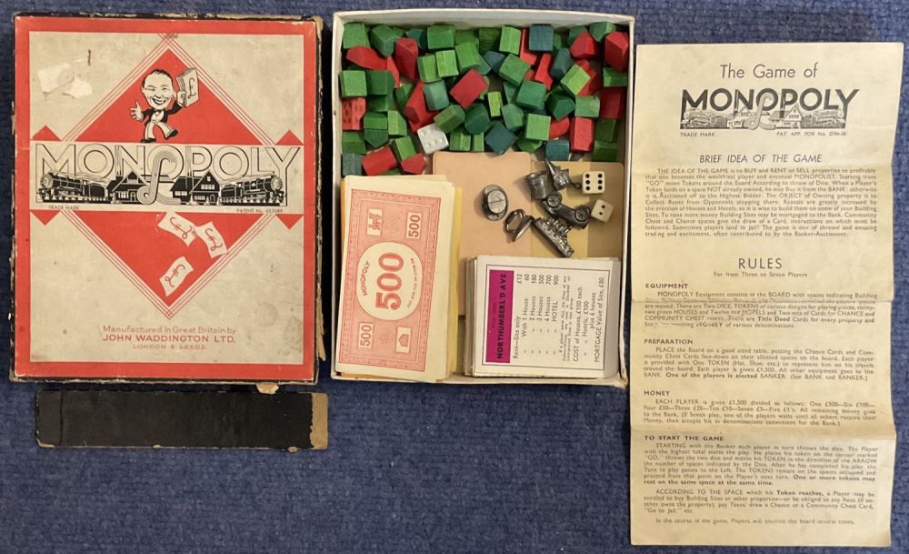 Lot 208: Monopoly by John Waddington Ltd Vintage for 2...