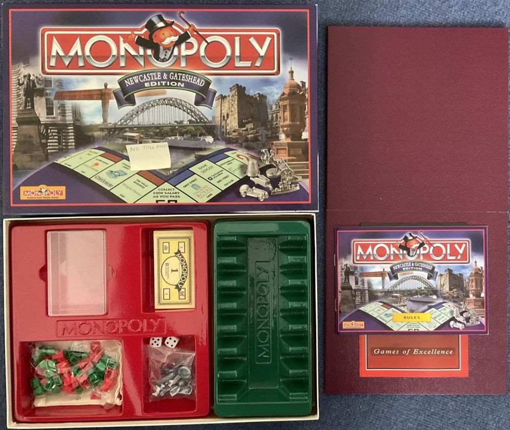 Lot 215: Monopoly Newcastle and Gateshead Edition by Hasbro Inc...