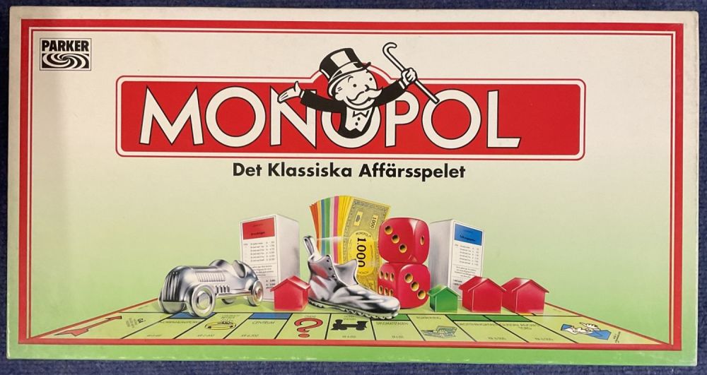 Lot 217: Monopol Swedish. Monopoly game in Swedish Language Edition....
