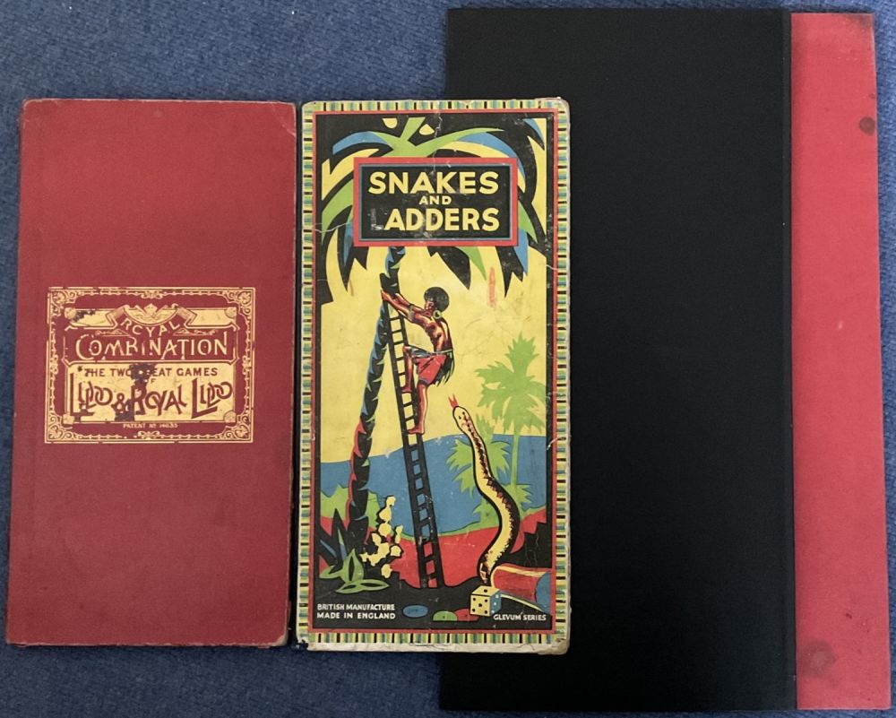 Lot 218: Snakes and Ladders (Board only) Clevum' Series, Ludo...