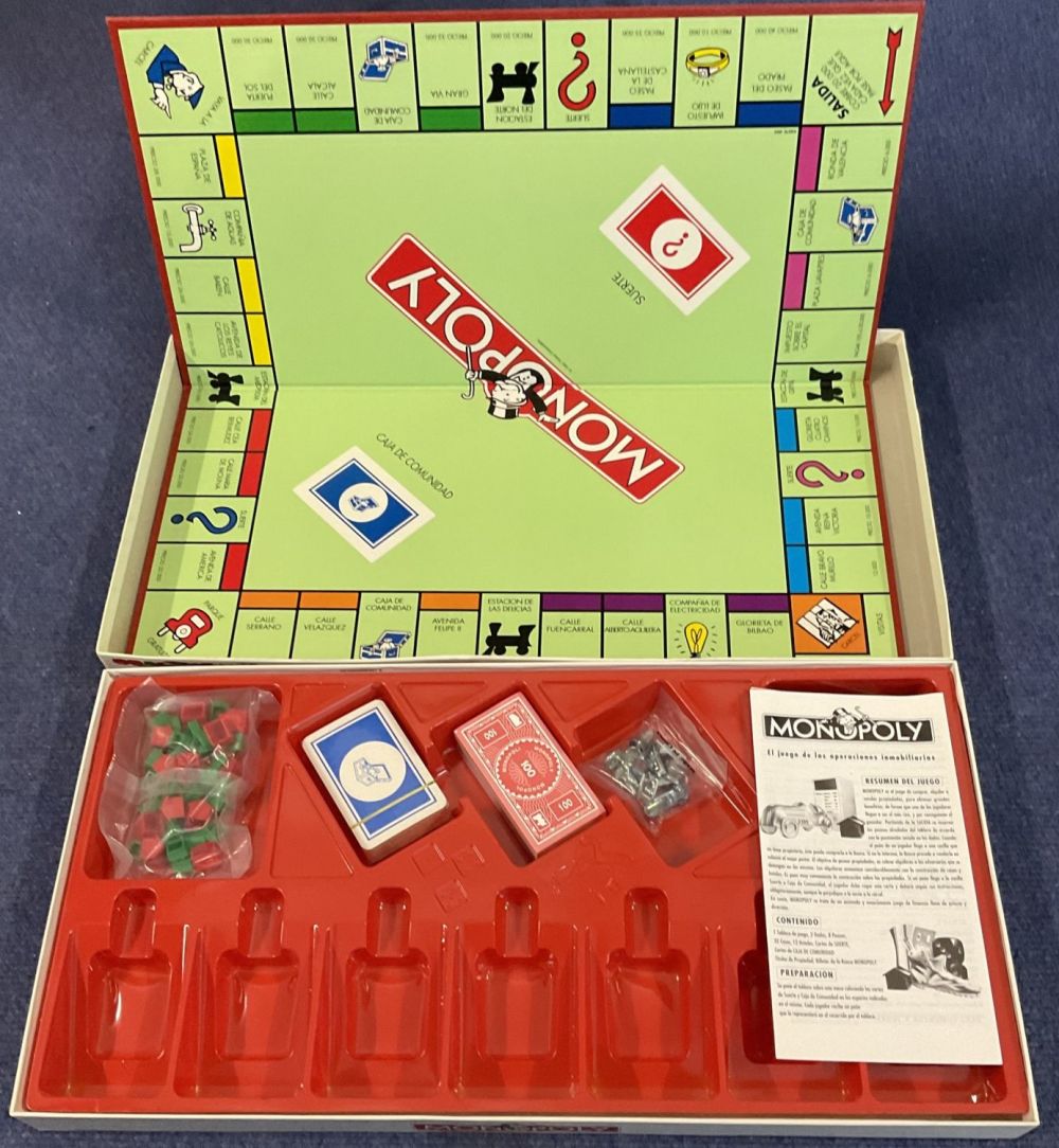 Lot 219: Monopoly Game. In Spanish Edition. Produced in 1992...