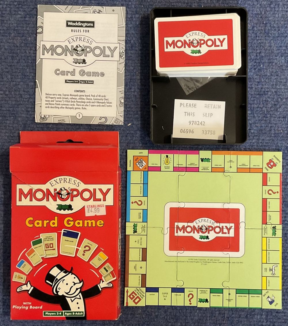 Lot 230: Express Monopoly Card Game with playing board (Tonka...