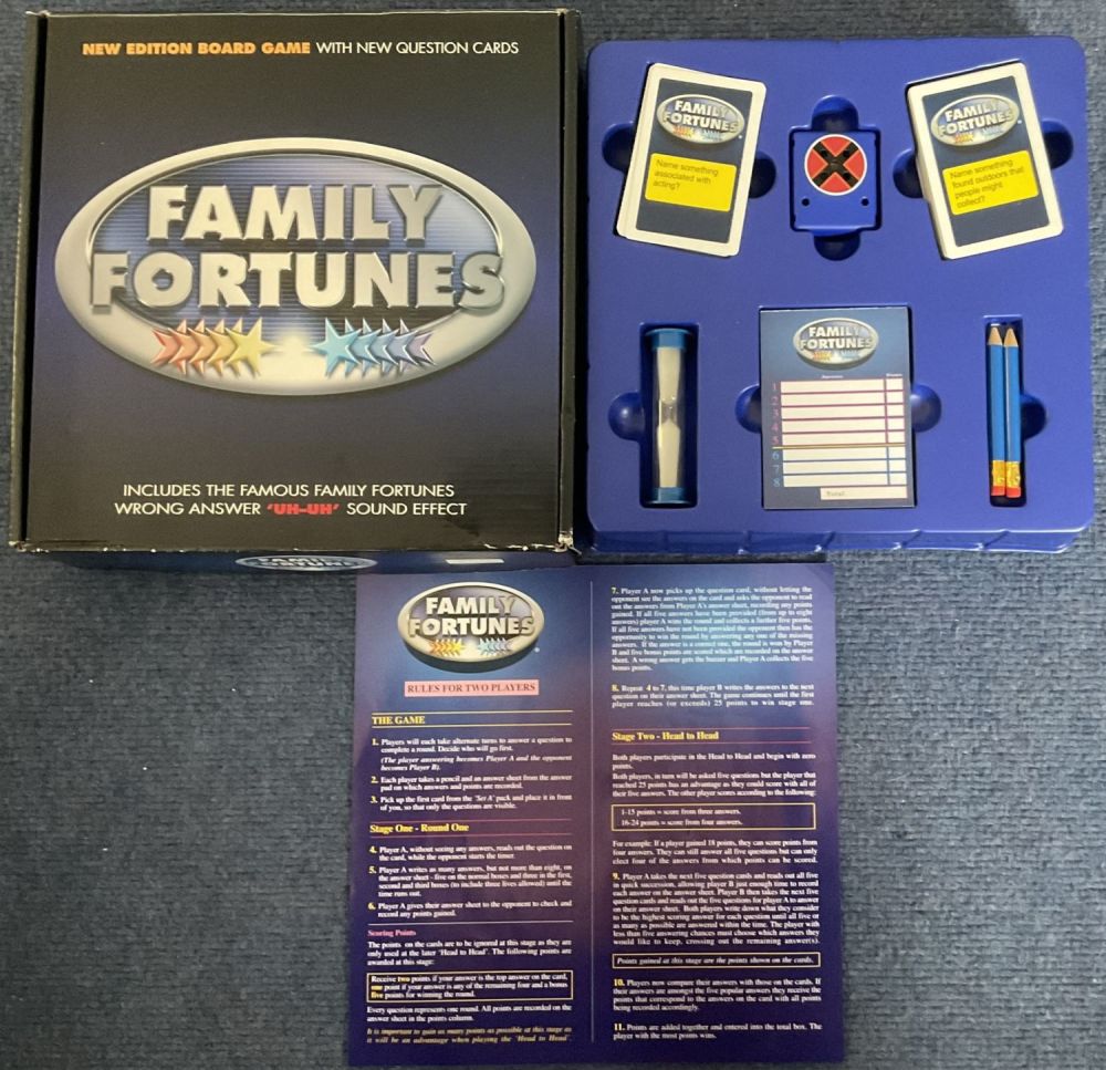 Lot 232: Family Fortunes New Edition Board Game with sound...