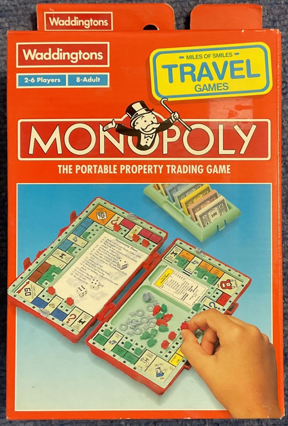 Lot 233: Travel Monopoly by Waddingtons 1997 Portable Property Trading...