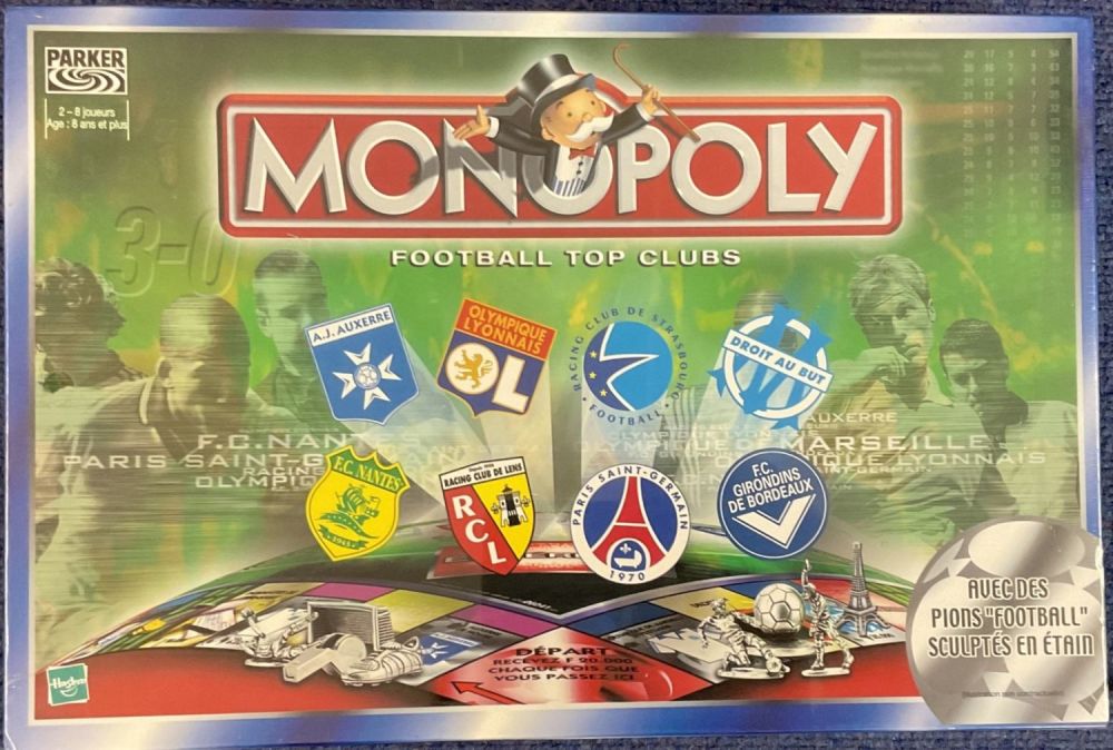 Lot 251: Monopoly game. Monopoly French football top clubs Edition....