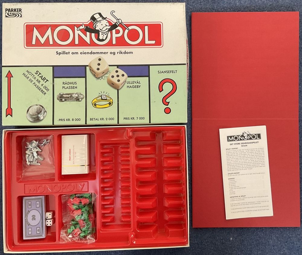 Lot 252: Monopol Det Store Eiendomsspillet Regler (Norwegian Edition) by...