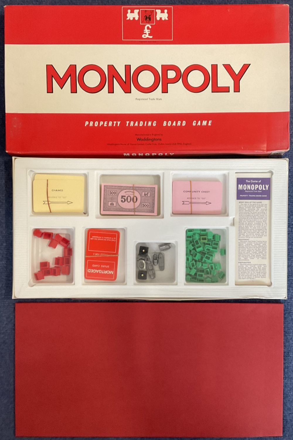 Lot 253: Monopoly Board Game by Waddingtons complete and in...
