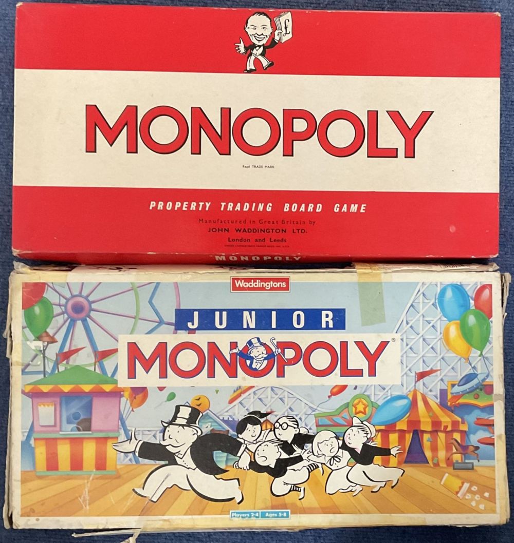 Lot 256: Monopoly Original UK Edition Board Game Plus Junior...
