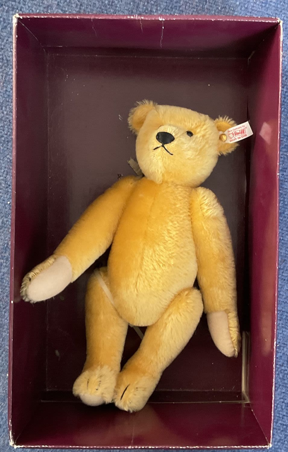 Lot 299: Steiff Exclusively for Hamleys. Chester Bear. Apricot colour....