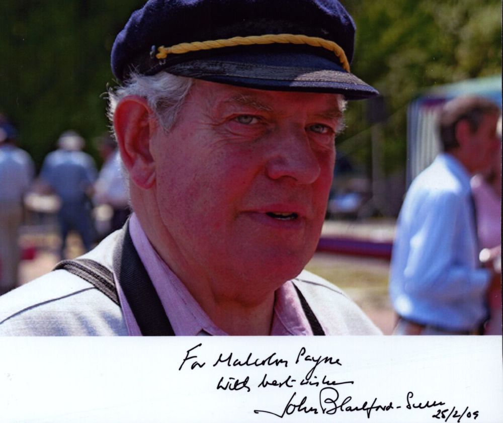 Lot 65: John Blashford Snell signed 7x6 inch colour photo...