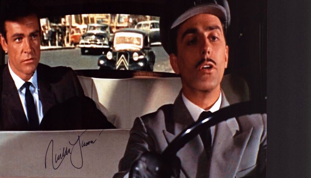 Lot 81: Bond Star, Neville Jason signed 10x8 colour photograph...