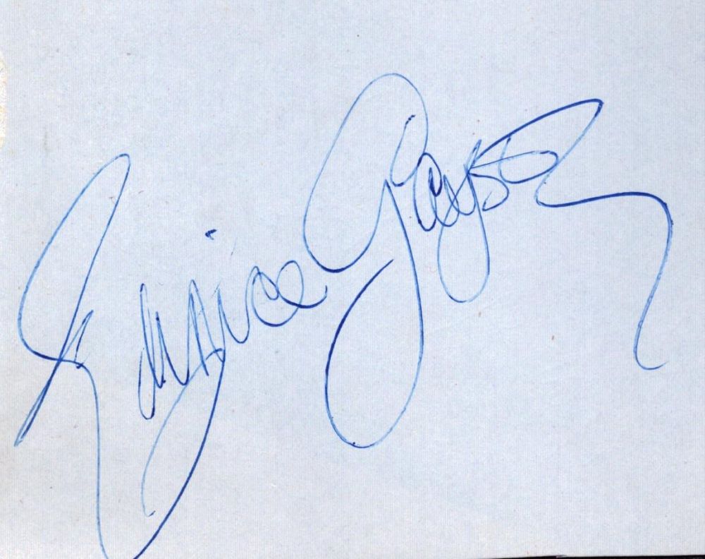 Lot 84: Bond Girl Eunice Gayson signed 5x4 inches album...