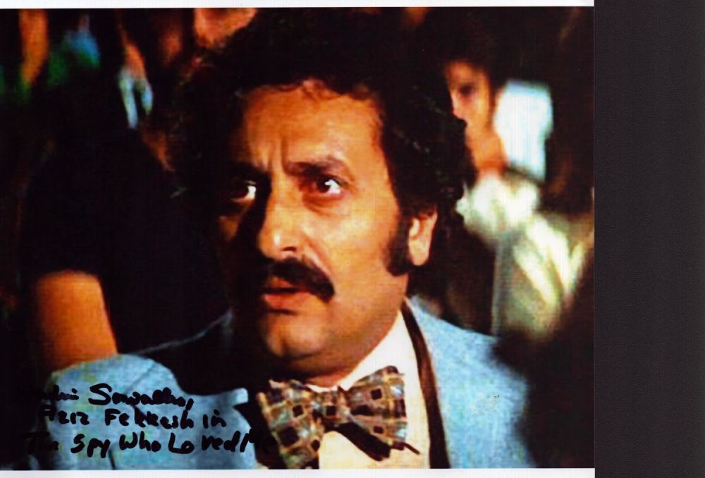 Lot 97: Bond Star, Nadim Sawalha signed 10x8 colour photograph...