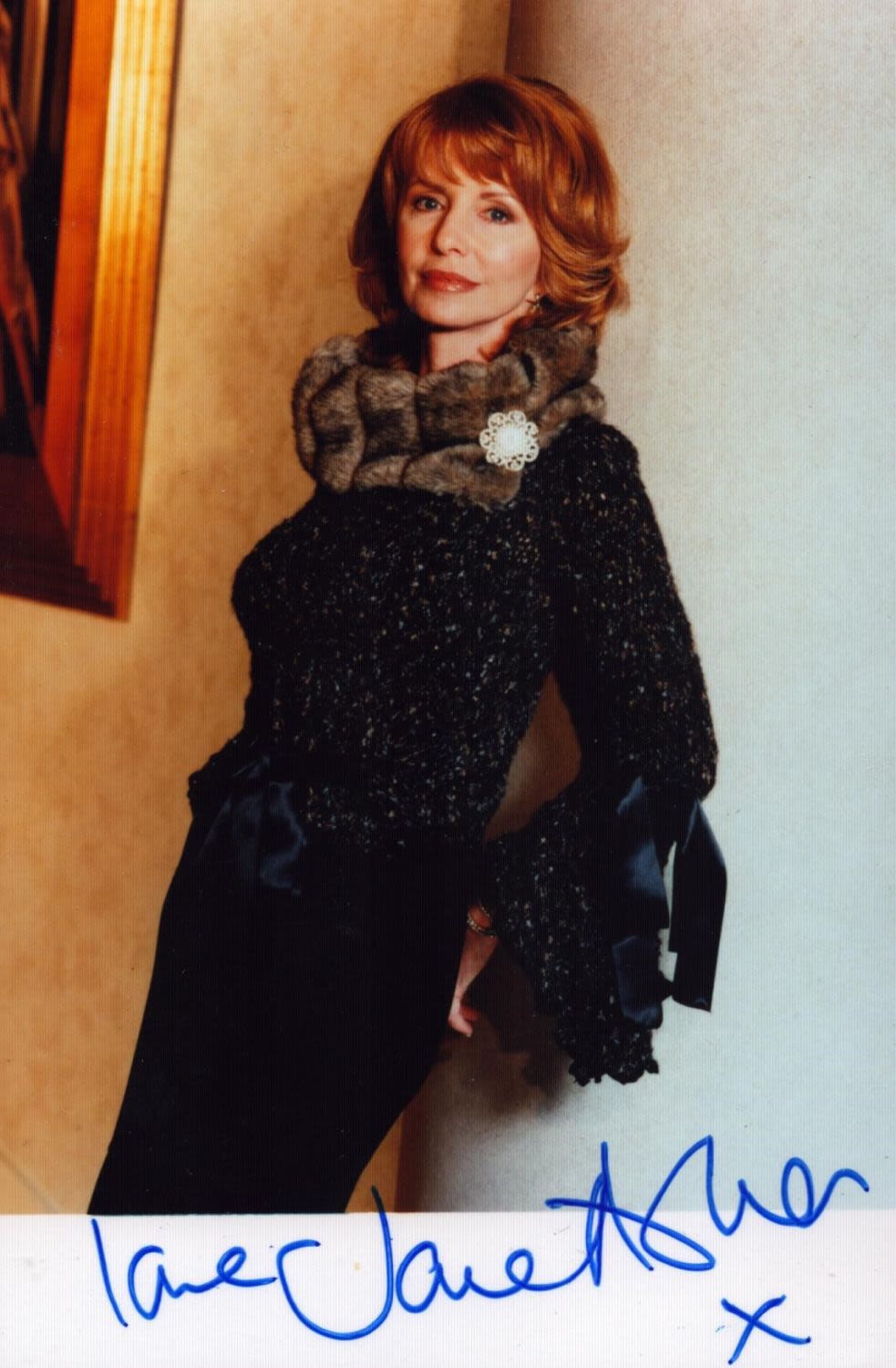 Lot 99: Jane Asher Signed 6 x 4 inch Colour...