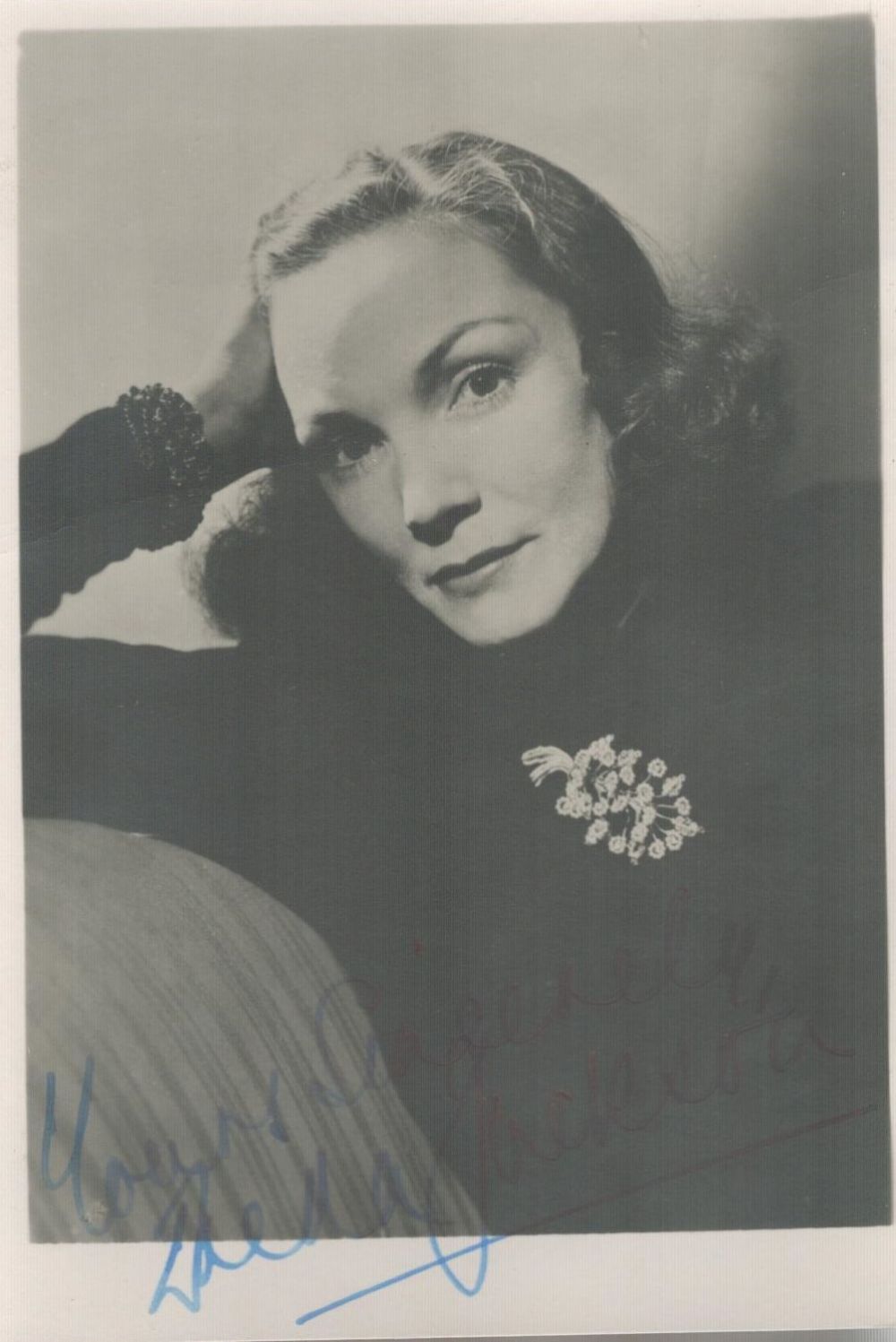Lot 114: Freda Jackson, a signed vintage 5x3.5 photo. An...