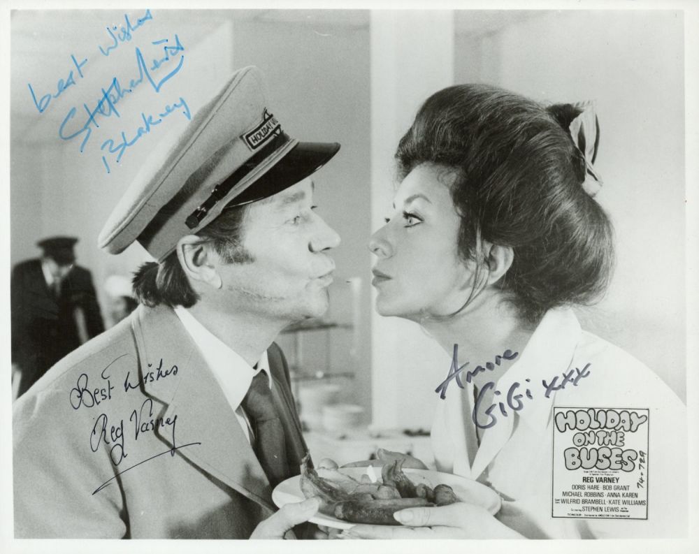 Lot 132: Holiday on the Buses, a 10x8 black and...