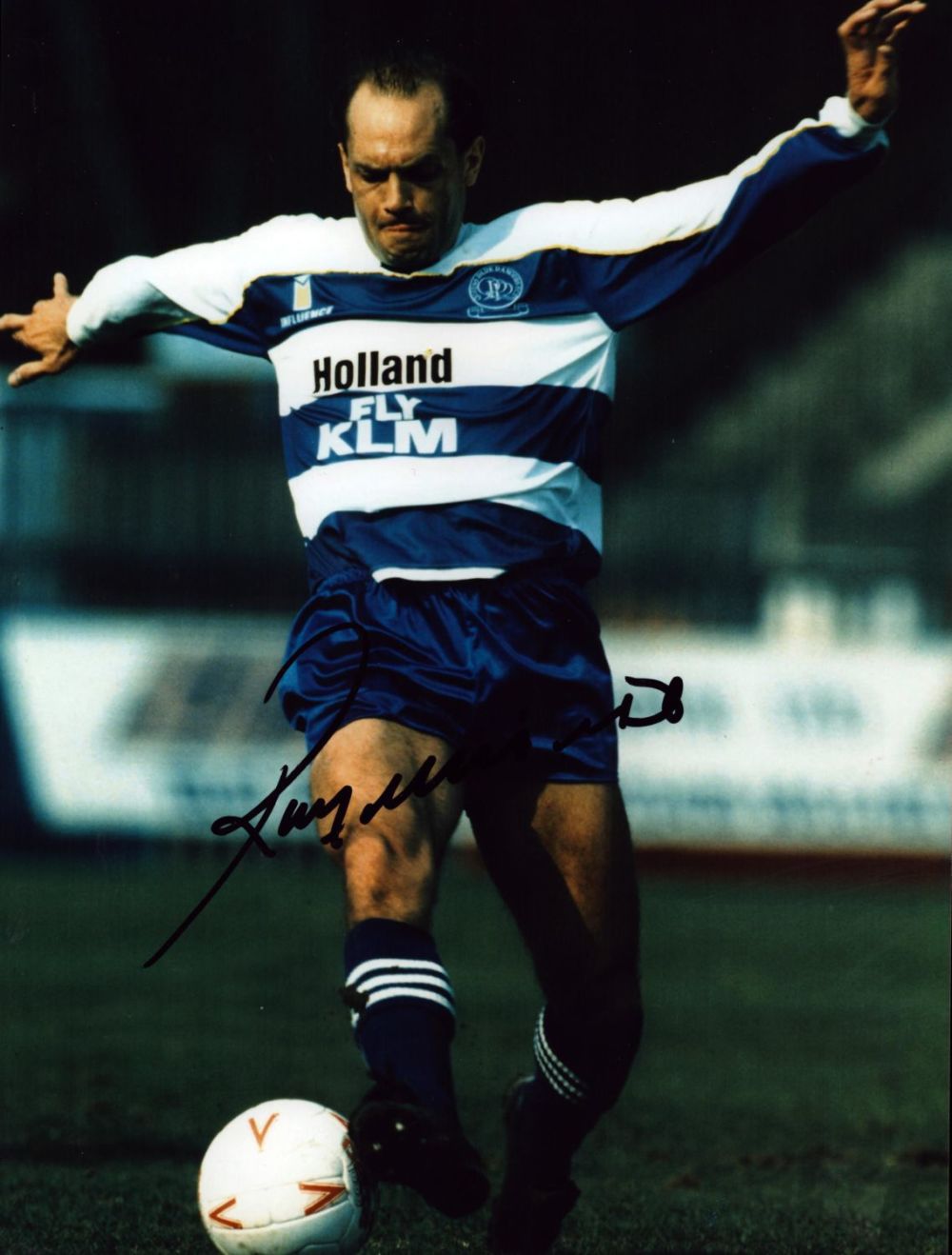 Lot 163: Football Ray Wilkins signed 12x8 inch colour photo...