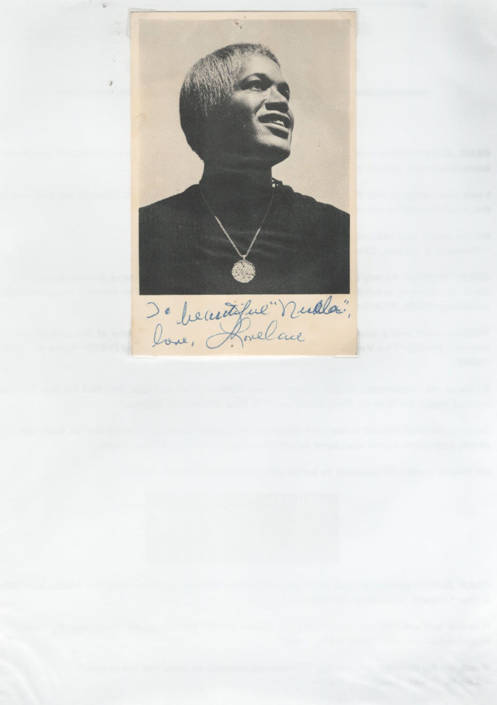 Lot 221: Lovelace Watkins signed 6x4inch black and white photo....