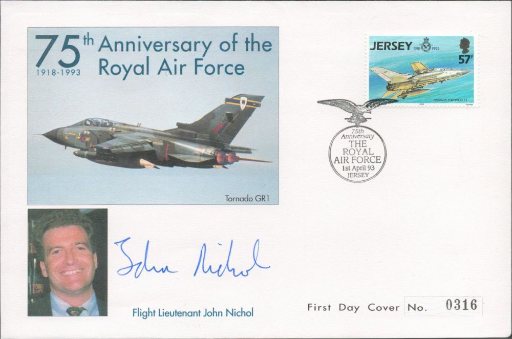 Lot 256: John Nichol signed 75th Anniversary of the Royal...