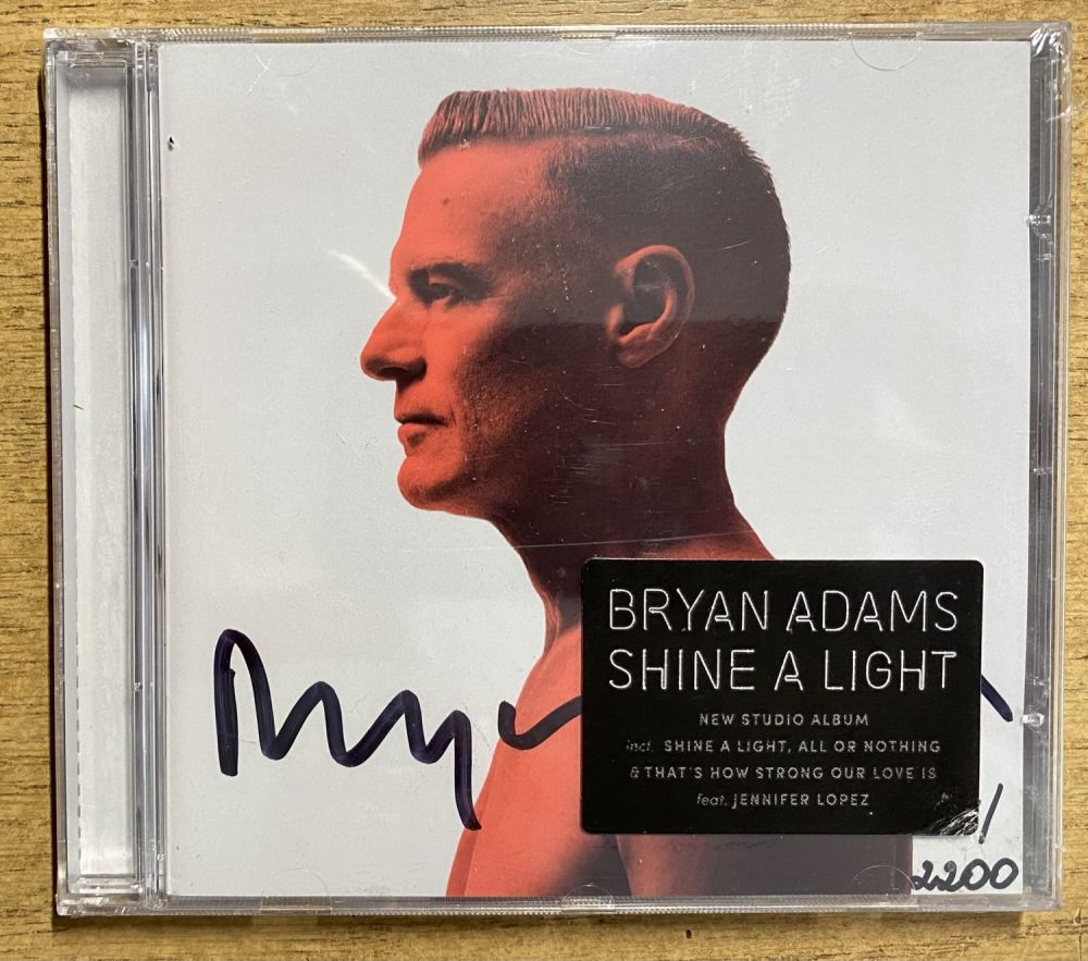 Lot 268: Bryan Adams signed CD Album So Shine A...