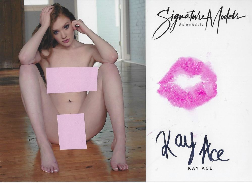 Lot 298: Kay Ace signed 7x5 signature piece. Good condition....