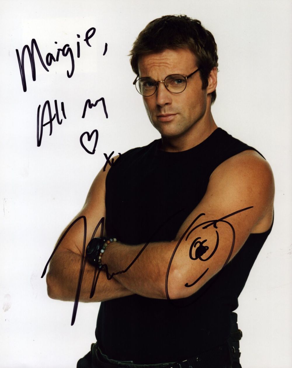 Lot 317: Michael Shanks signed Stargate SG1 10x8 colour photo....